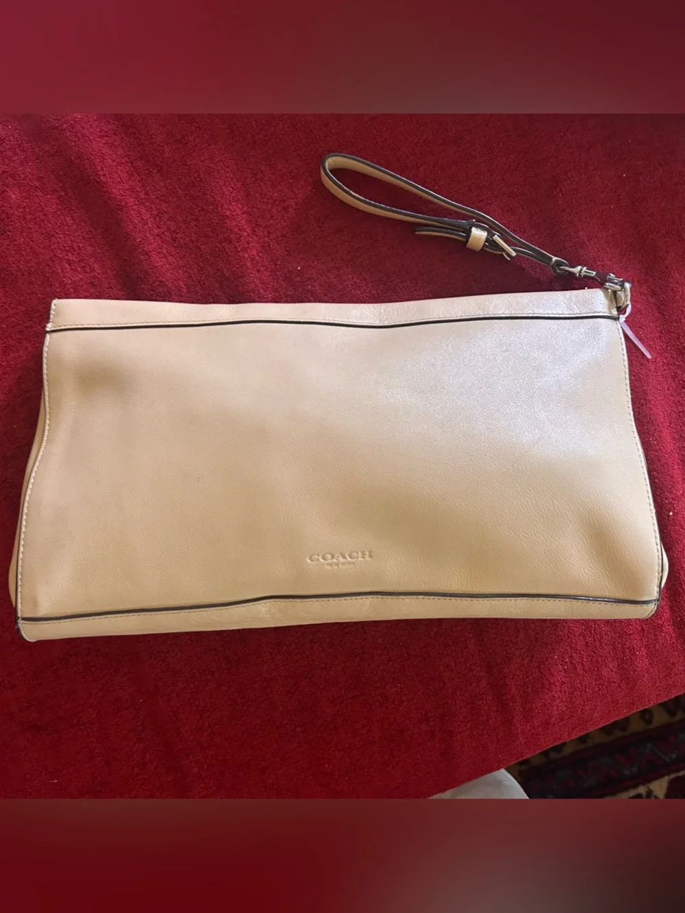 COACH BLEEKER Perforated CLUTCH EUC - Picture 3 of 5
